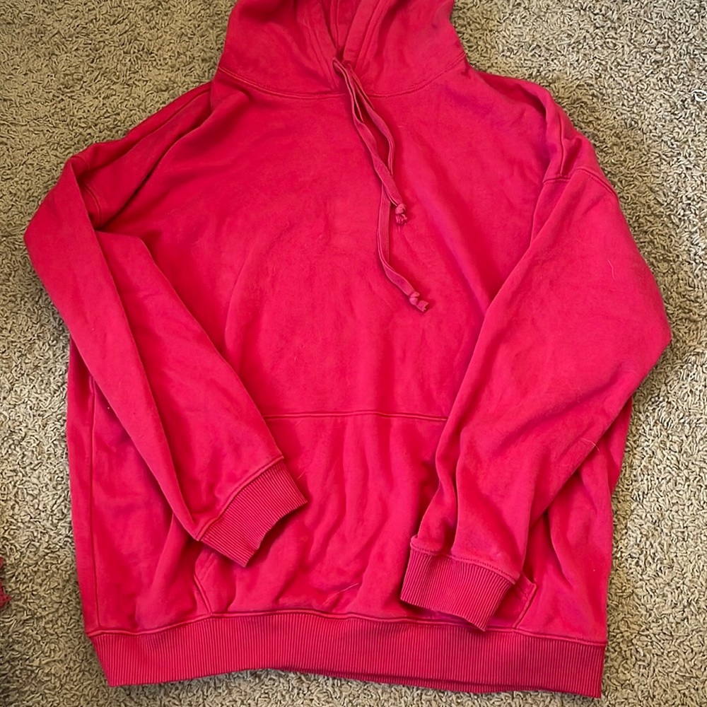 American eagle red hoodie
